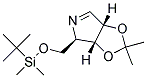 (3aR,4R,6aS)-4-(tert-Butyl-dimethyl-silanyloxymethyl)-2,2-dimethyl-4,6a-dihydro-3aH-[1,3]dioxolo[4,5-c]pyrrole 结构式