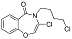 3-CHLORO-4-(4-CHLORO-BUTYL)-4H-BENZO[F][1,4]OXAZEPIN-5-ONE 结构式