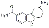 6-AMINO-6,7,8,9-TETRAHYDRO-5H-CARBAZOLE-3-CARBOXYLIC ACID AMIDE 结构式