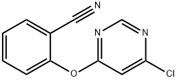 2-((6-氯嘧啶-4-基)氧基)苯甲腈 结构式