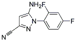 5-AMINO-1-(4-DIFLUOROPHENYL)-1H-PYRAZOLE-3-CARBONITRILE 结构式