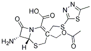 7-amino-3-[(5-methyl-1,3,4-thiadiazol-2-yl)thiomethyl]-cephalosporanic acid 结构式