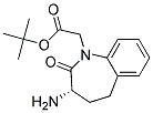 Tert-Butyl 3-S-Amino-2,3,4,5-Tetrahydro-1H-[1]-Benzazepin-2-One-1-Acetate 结构式