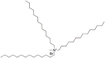 三-十四烷基甲基溴化铵 结构式