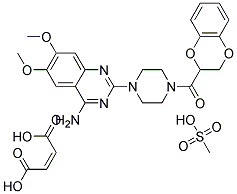 DoxazosinMesylate/Maleate 结构式