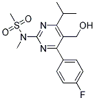 [4-(-4-Fluorophenyl)-6-Isopropyl-2-(N-Methyl-N-Methylsulphonylamino)-Pyrimidin-5-Yl]Methanol 结构式