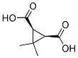 3,3-DimethylCis-1,2-CyclopropaneDicarboxylicAcid 结构式