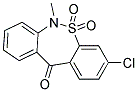 3-Chloro-6,11-Dihydro-6-Methyl-5,5,11-Trioxodibenzo[C,F][1,2]Thiazeptine 结构式