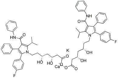 AtorvastatinCalium 结构式