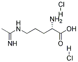L-N5-(1-Iminoethyl)-ornithine, DiHCl 结构式