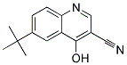 6-tert-Butyl-4-hydroxy- quinoline-3-carbonitrile 结构式