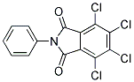N-苯基-3,4,5,6-四氯邻苯二甲酰亚胺 结构式