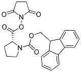 N-FMOC-D-PROLINE N-HYDROXYSUCCINIMIDE ESTER 结构式