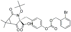 N-alpha-t-Butyloxycabonyl-O-(2-bromobenzyloxycarbonyl)-L-tyrosine 结构式