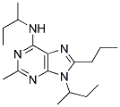 N,9-DI-SEC-BUTYL-2-METHYL-8-PROPYL-9H-PURIN-6-AMINE 结构式