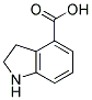 4-羧基二氢吲哚 结构式