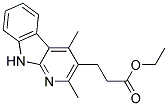 ETHYL-3-(2,4-DIMETHYL-9H-PYRIDO[2,3-B]INDOL-3YL)PROPANOATE 结构式