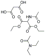 DIETHYL ACETAMIDOMALONATE, (ACETAMIDOMALONIC ACID DIETHYL ESTER) 结构式