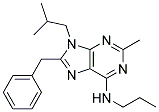 8-Benzyl-9-isobutyl-2-methyl-N-propyl-9H-purin-6-amine 结构式