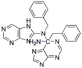 6-BENZYLAMINOPURINE, [N(6)-BENZYLADENINE] 结构式