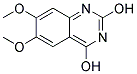 6,7-DIMETHOXY-2,4-DIHYDROXYQUINAZOLINE 结构式