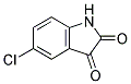 5-CHLOROINDOLINE-2,3-DIONE 结构式