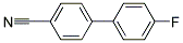 4'-FLUOROBIPHENYL-4-CARBONITRILE 结构式