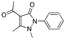 4-ACETYL-ANTIPYRINE 结构式