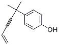 4-(1,1-DIMETHYLPENT-2-YN-4-ENYL)PHENOL 结构式