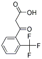 3-OXO-3-(2-TRIFLUOROMETHYLPHENYL)PROPIONIC ACID 结构式