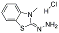 3-METHYLBENZOTHIAZOL-2(3H)-ONE HYDRAZONE HYDROCHLORIDE 结构式