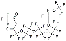 3H,3H-PERFLUORO-6,9,12,15,18-PENTAOXANONADECANE-2,4-DIONE 结构式