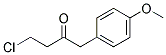 3-CHLORO-1-(4-METHOXYBENZYL)-PROPANONE 结构式