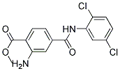 3-AMINO-4-CARBMETHOXY-2',5'-DICHLORBENZANILIDE 结构式