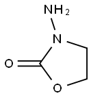 3-AMINO-2-OXAZOLIDONE 结构式