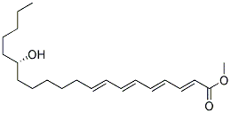 (S)-15-HYDROXYEICOSATETRAENOIC ACID METHYLESTER 结构式