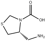 (R)-4-AMINOMETHYL-THIAZOLIDINE-3-CARBOXYLIC ACID 结构式