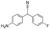 (4-AMINOPHENYL)-(4-FLUOROPHENYL)-ACETONITRILE 结构式