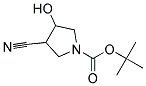 N-Boc-3-氰基-4-羟基吡咯烷 结构式