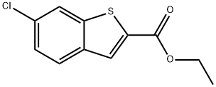 6-氯苯并[b]噻吩-2-甲酸乙酯 结构式