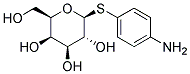 P-AMINOPHENYL B-D-THIOGALACTOPYRANOSIDE 结构式