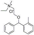 ETHYLDIMETHYL [2-(2-METHYLBENZHYDRYLOXY)ETHYL]AMMONIUM CHLORIDE 结构式