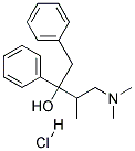 4-DIMETHYLAMINO-3-METHYL-1,2-DIPHENYLBUTAN-2-OL HYDROCHLORIDE 结构式