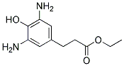 ETHYL 3-(3,5-DIAMINO-4-HYDROXYPHENYL)PROPANOATE, TECH 结构式