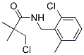 N1-(2-CHLORO-6-METHYLBENZYL)-3-CHLORO-2,2-DIMETHYLPROPANAMIDE, TECH 结构式