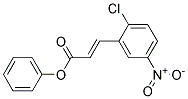 PHENYL 3-(2-CHLORO-5-NITROPHENYL)ACRYLATE, TECH 结构式