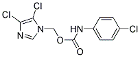 (4,5-DICHLORO-1H-IMIDAZOL-1-YL)METHYL N-(4-CHLOROPHENYL)CARBAMATE, TECH 结构式