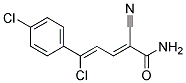 5-Chloro-5-(4-chlorophenyl)-2-cyanopenta-2,4-dienamide, tech 结构式