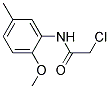 N1-(2-METHOXY-5-METHYLPHENYL)-2-CHLOROACETAMIDE, TECH 结构式