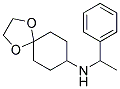 N-(1-PHENYLETHYL)-1,4-DIOXASPIRO[4.5]DECAN-8-YLAMINE 结构式